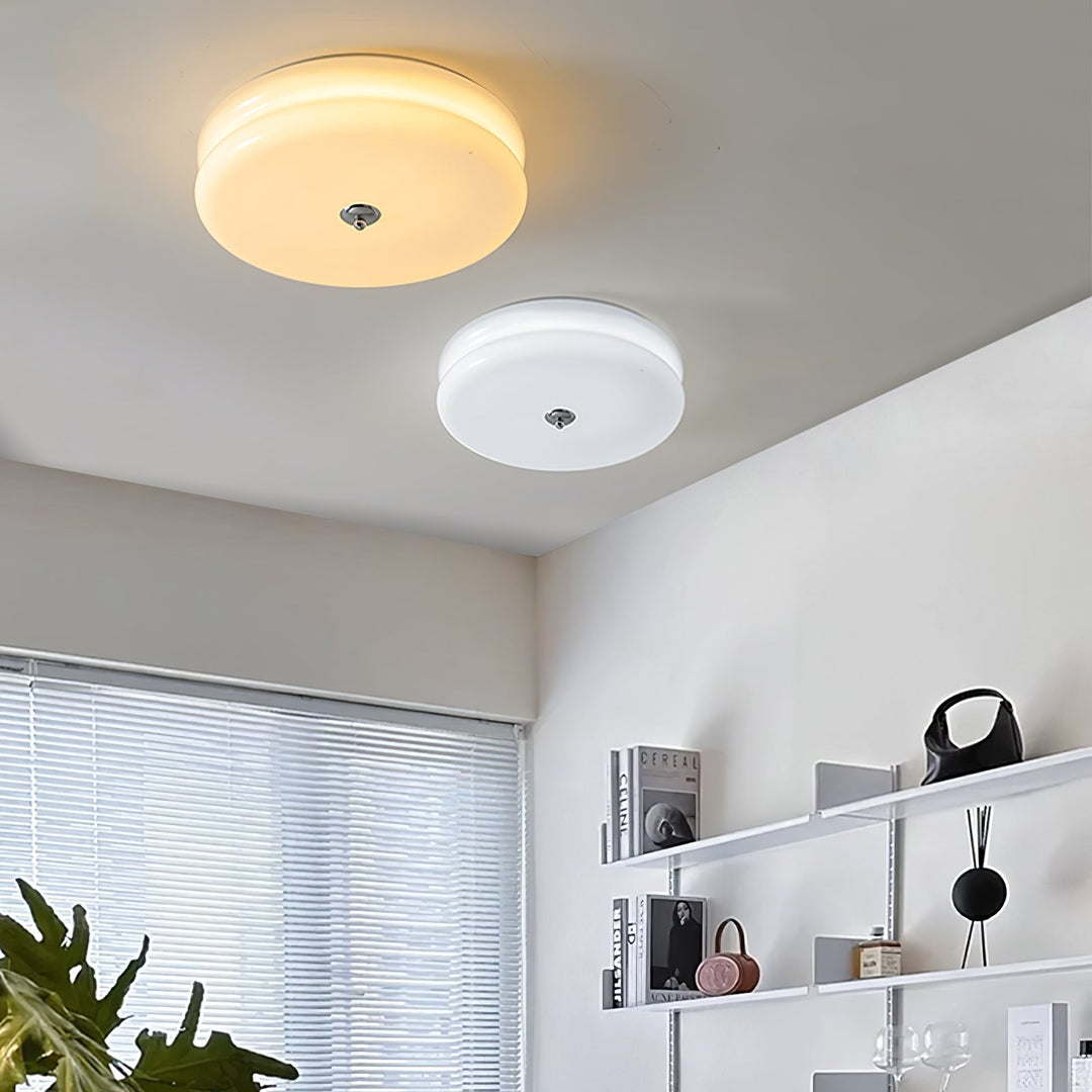 Lustra Plafonnier Art Déco Verre Vintage - Neutralighting