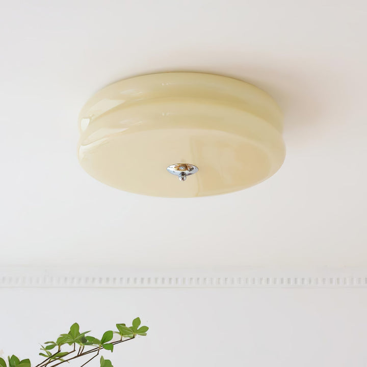 Lustra Plafonnier Art Déco Verre Vintage - Neutralighting