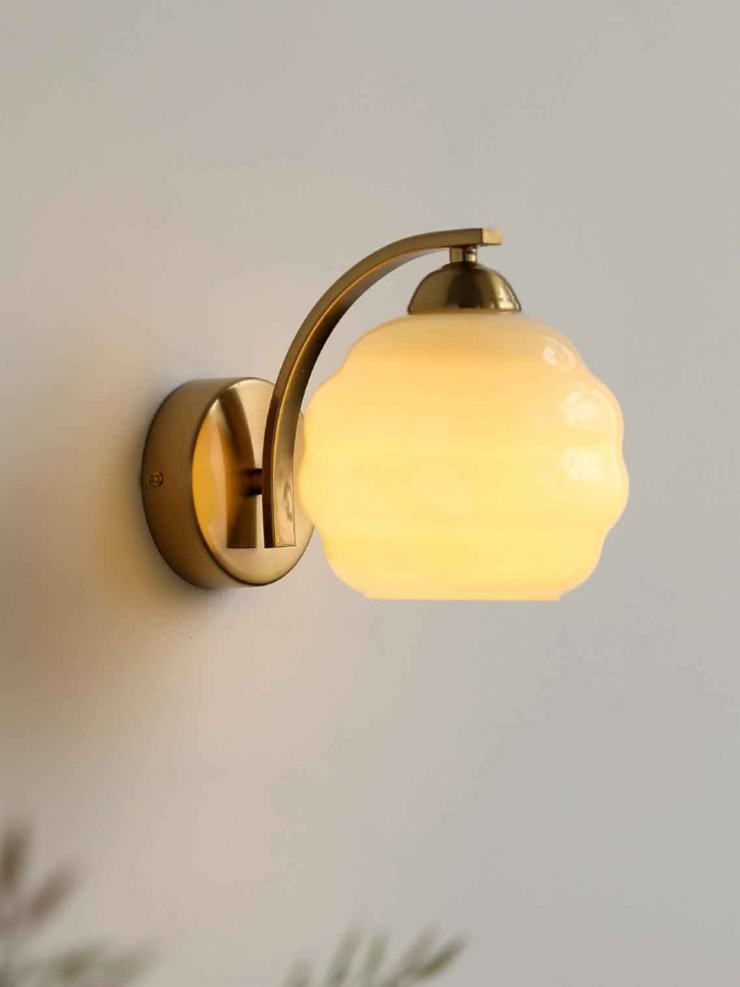 Lustra 15cm Beige LED