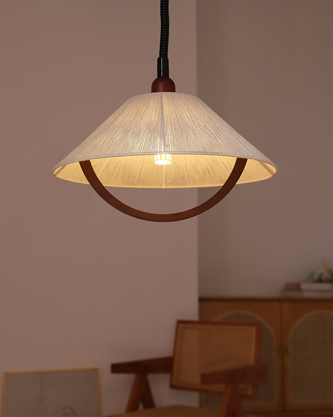 Syraeen Premium Nordic Art Bois Suspension - Neutralighting
