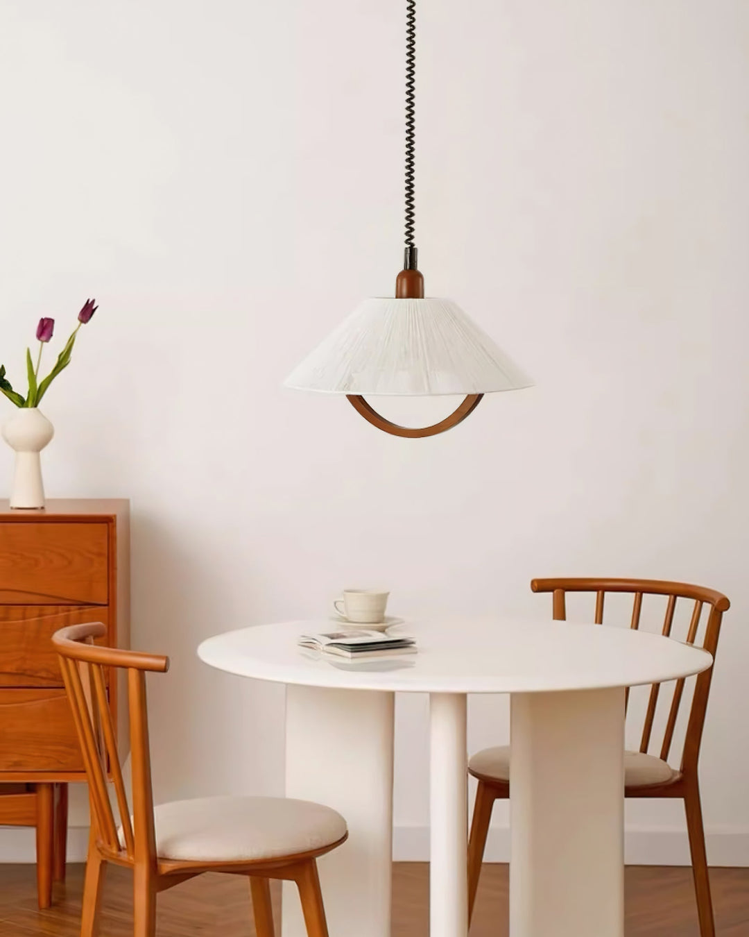 Syraeen Premium Nordic Art Bois Suspension - Neutralighting