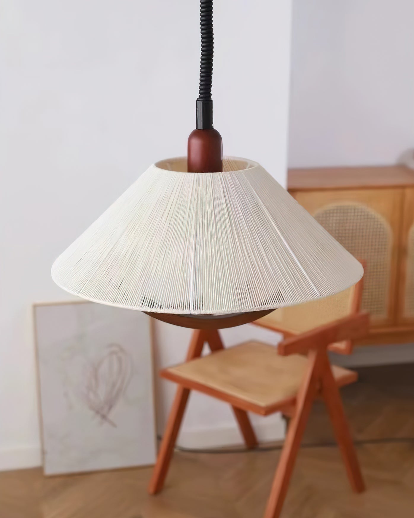 Syraeen Premium Nordic Art Bois Suspension - Neutralighting