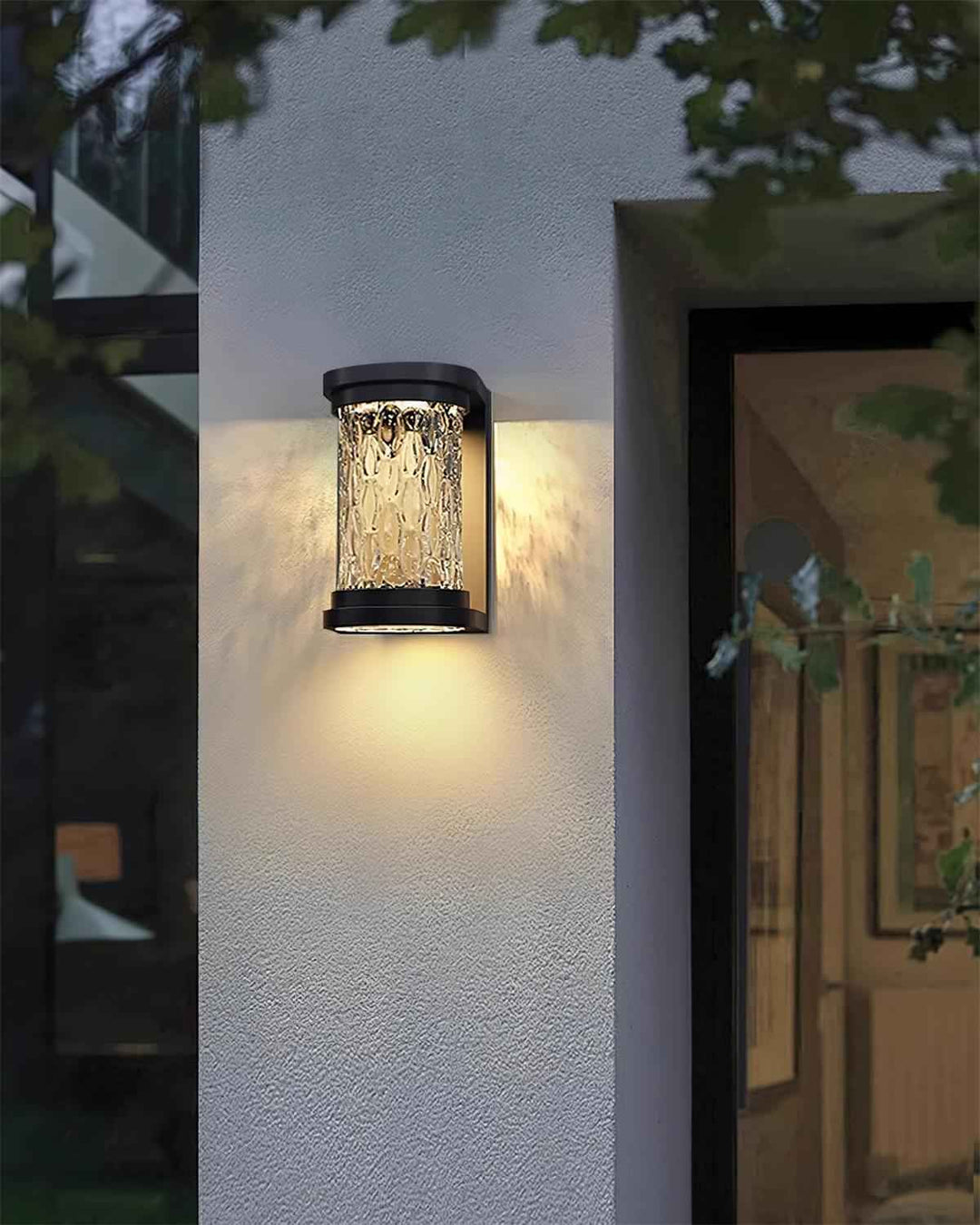 Artika Applique Murale Extérieure Acier Inoxydable Verre Texturé - Neutralighting