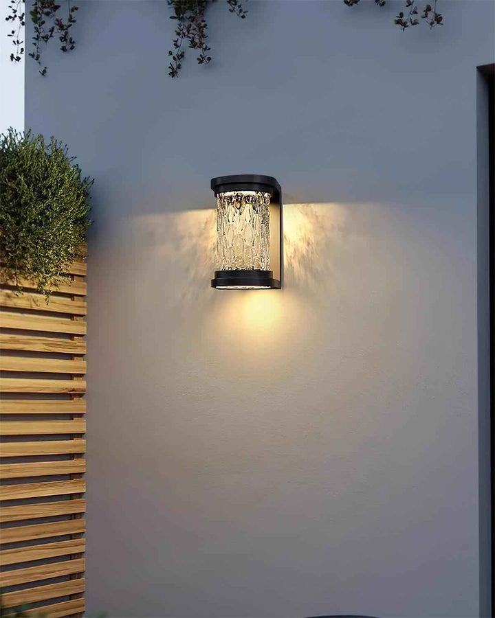 Artika Applique Murale Extérieure Acier Inoxydable Verre Texturé - Neutralighting