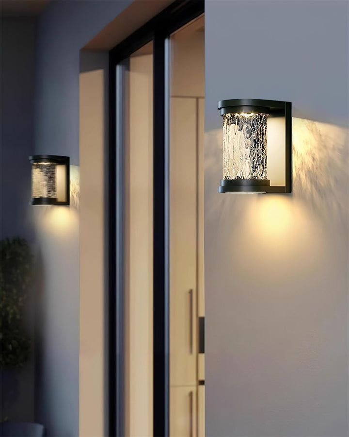 Artika Applique Murale Extérieure Acier Inoxydable Verre Texturé - Neutralighting