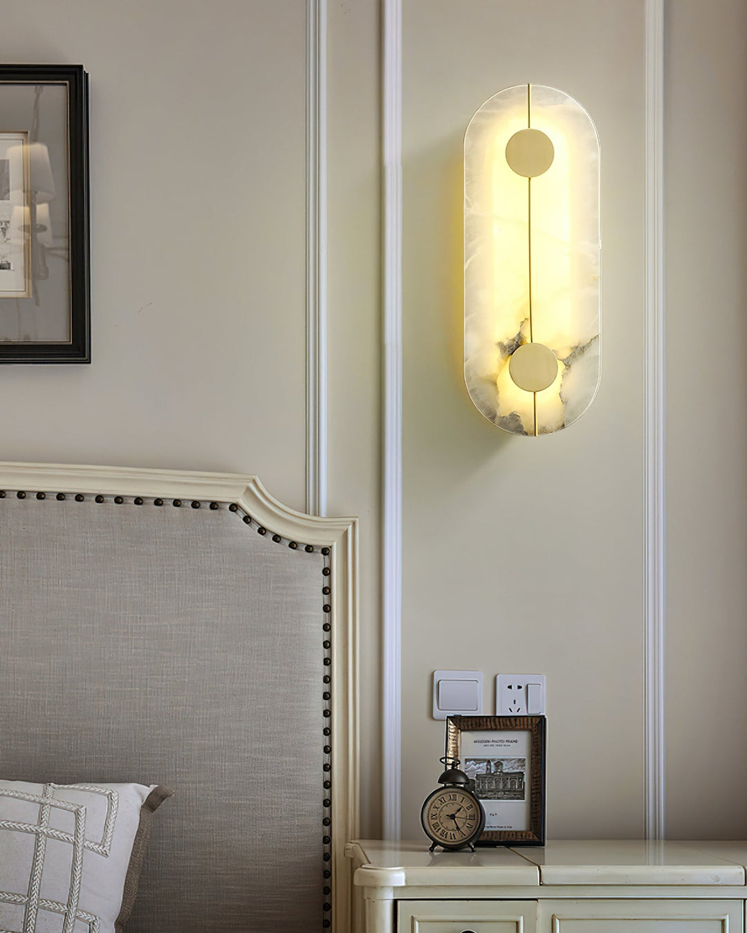 Waegnuvyo Moderne Minimaliste Albâtre Applique Murale - Neutralighting