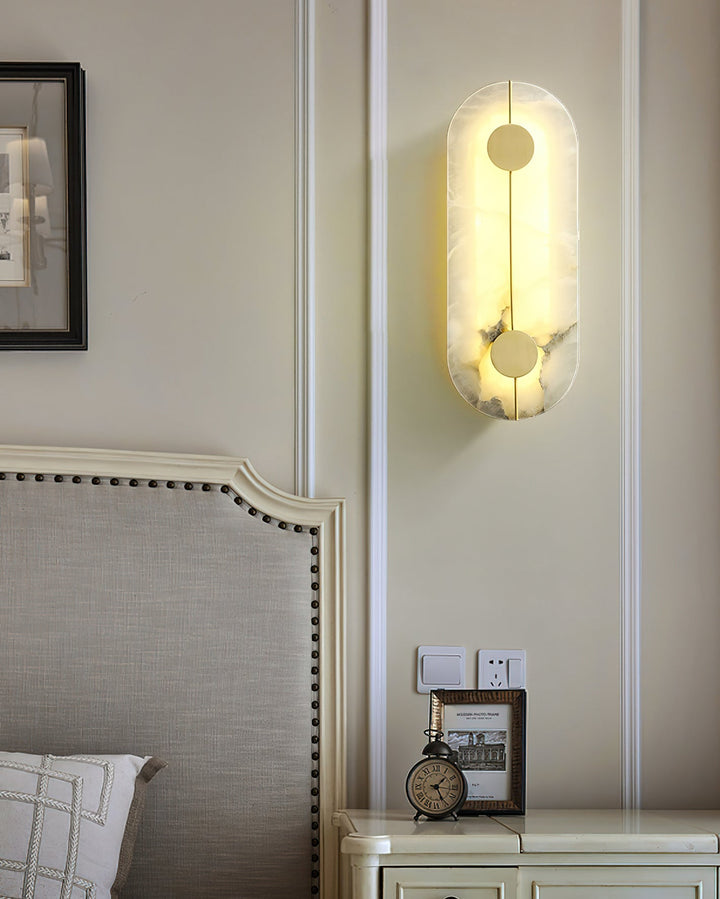 Waegnuvyo Moderne Minimaliste Albâtre Applique Murale - Neutralighting