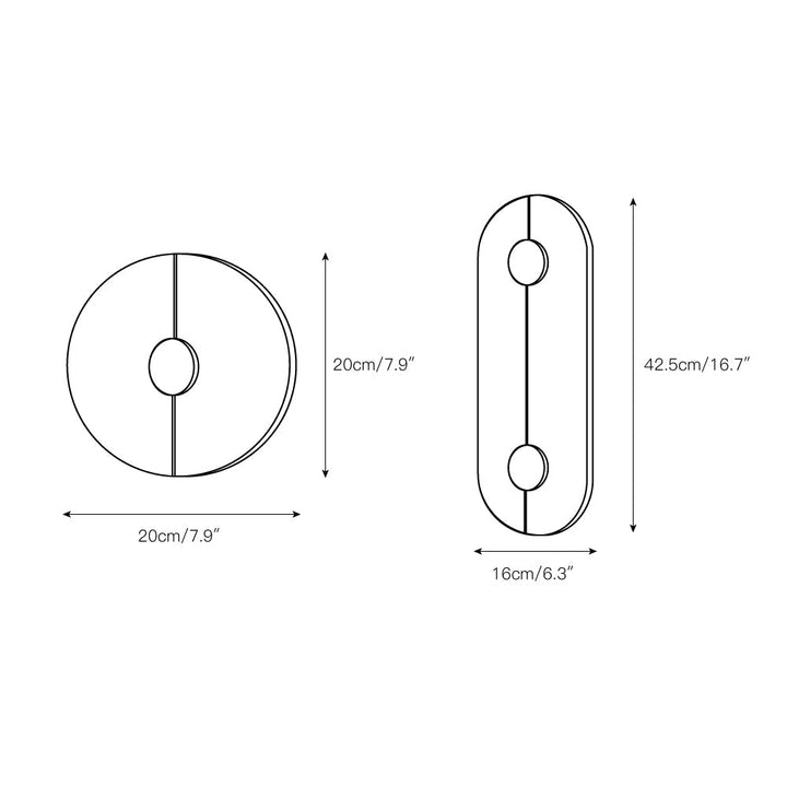 Waegnuvyo Moderne Minimaliste Albâtre Applique Murale - Neutralighting