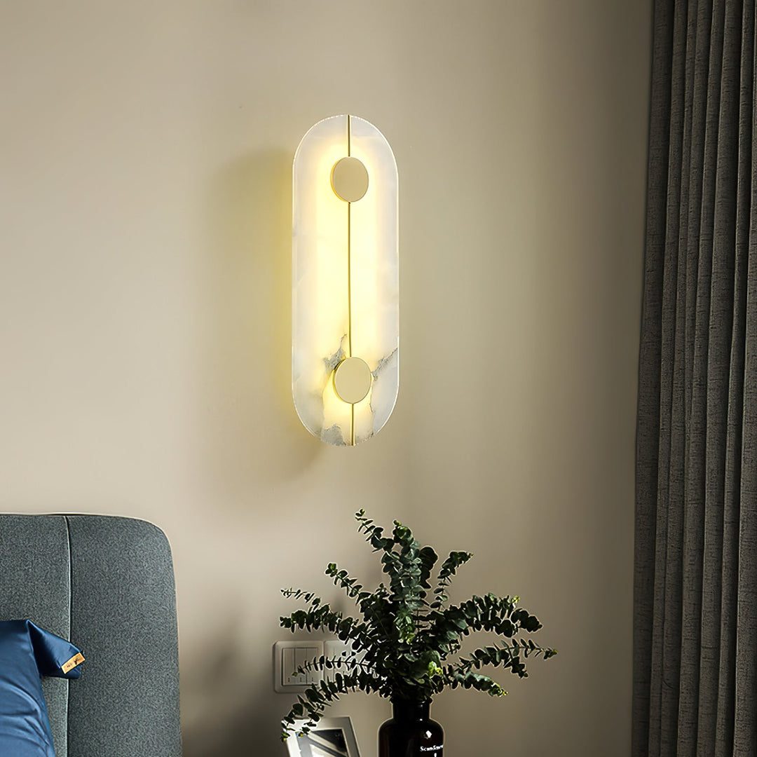 Waegnuvyo Moderne Minimaliste Albâtre Applique Murale - Neutralighting