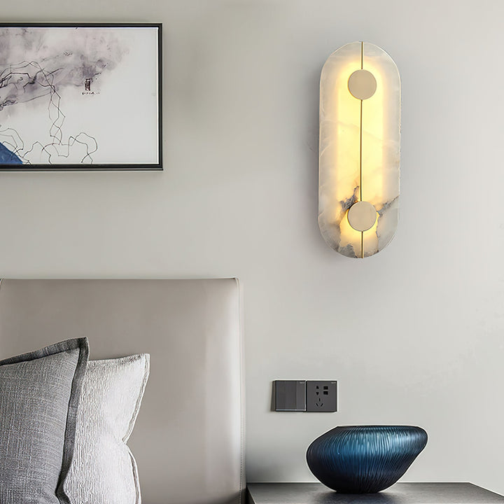 Waegnuvyo Moderne Minimaliste Albâtre Applique Murale - Neutralighting