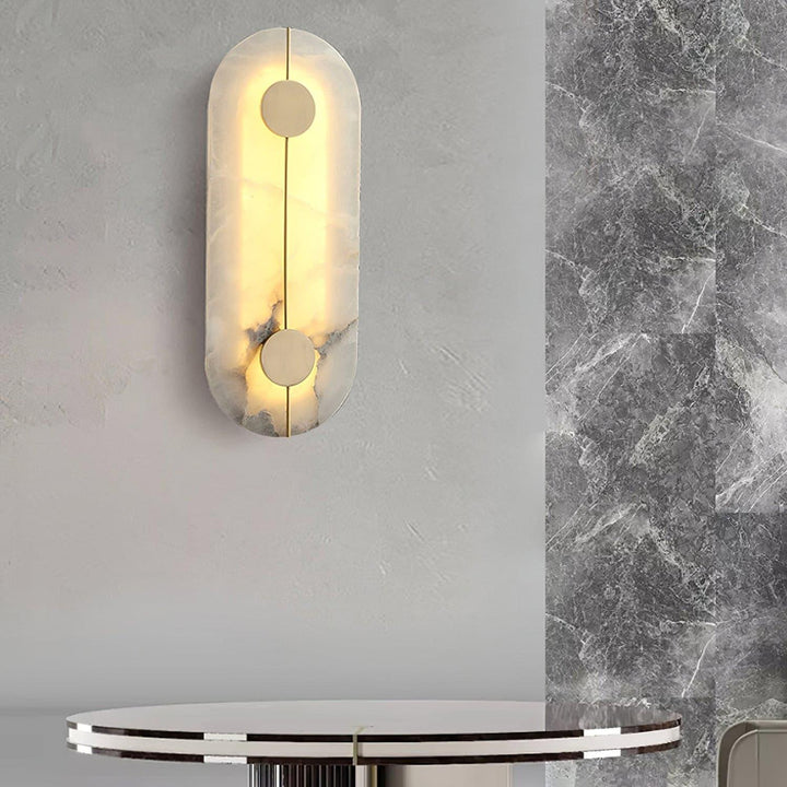 Citheira Applique Murale Minimaliste en Albâtre - Neutralighting