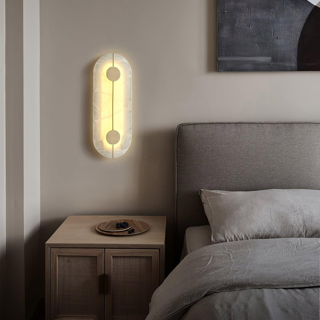 Citheira Applique Murale Minimaliste en Albâtre - Neutralighting