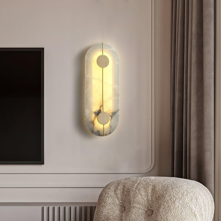 Citheira Applique Murale Minimaliste en Albâtre - Neutralighting