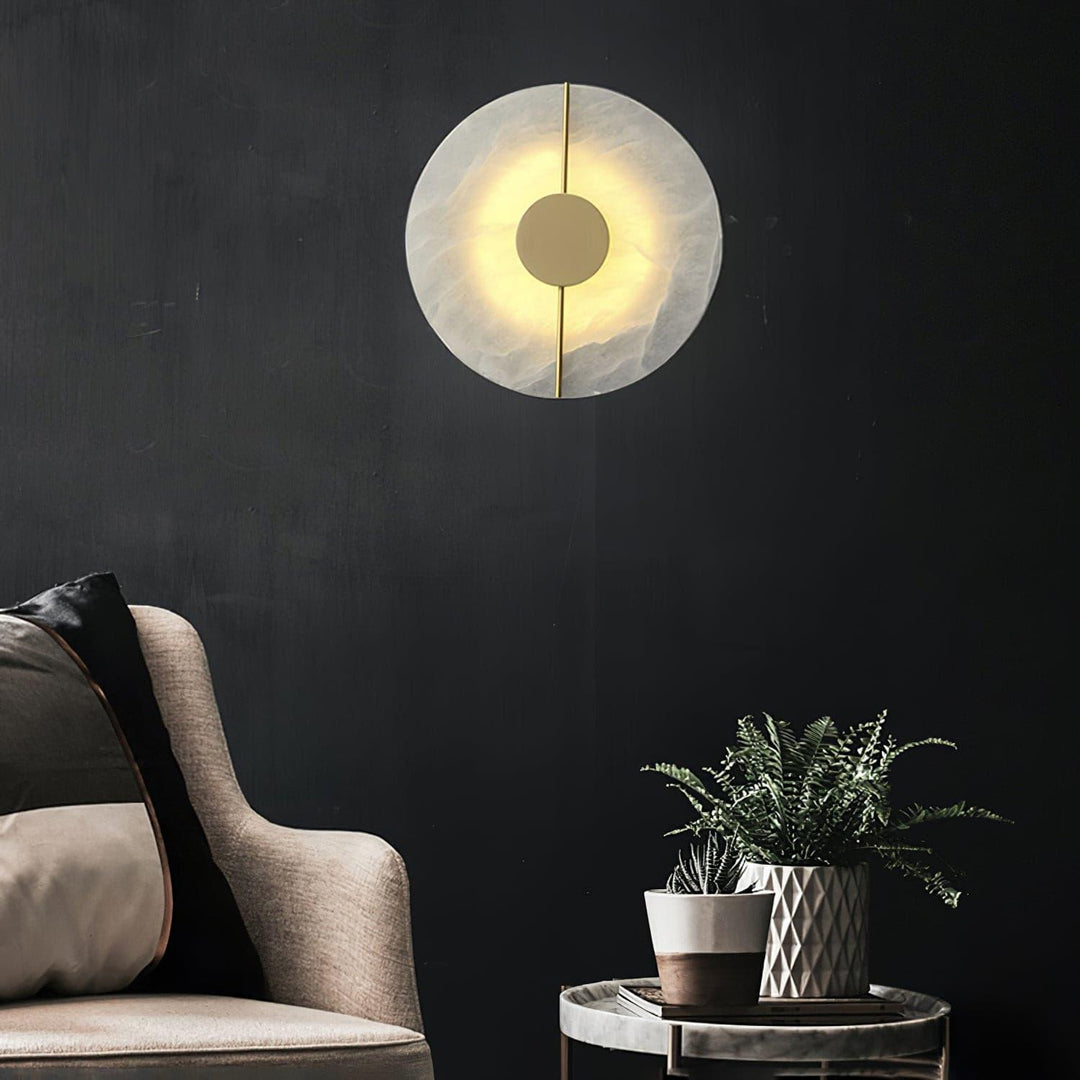 Citheira Applique Murale Minimaliste en Albâtre - Neutralighting