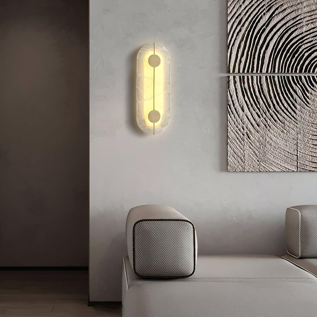 Citheira Applique Murale Minimaliste en Albâtre - Neutralighting