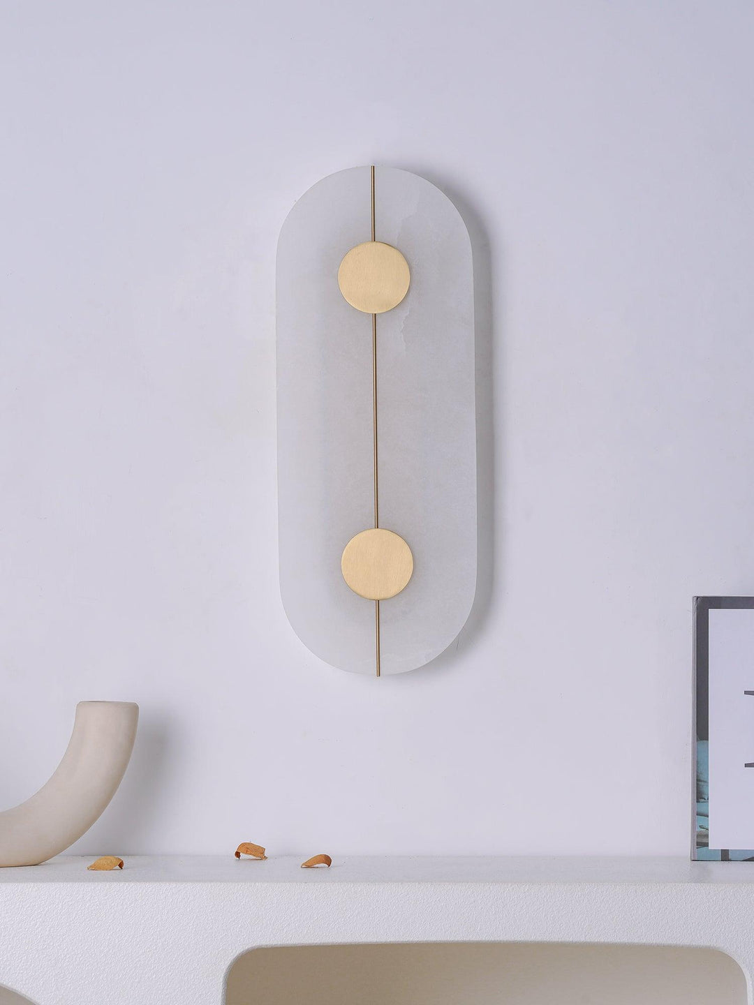 Citheira Applique Murale Minimaliste en Albâtre - Neutralighting