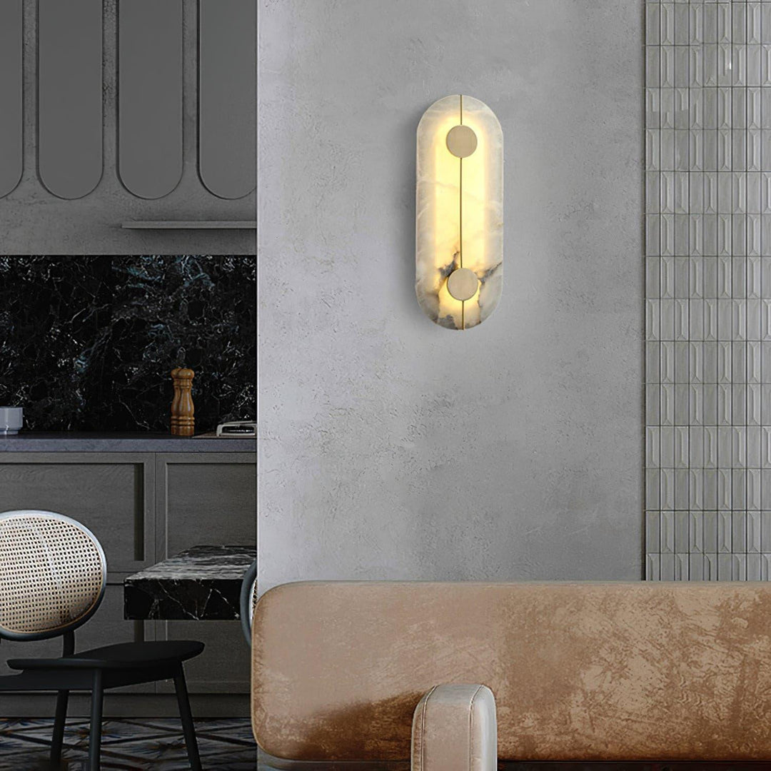 Citheira Applique Murale Minimaliste en Albâtre - Neutralighting