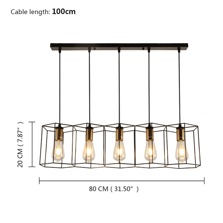 Arisha Suspension linéaire moderne pour le restaurant - Neutralighting