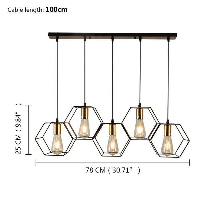 Arisha Suspension linéaire moderne pour le restaurant - Neutralighting