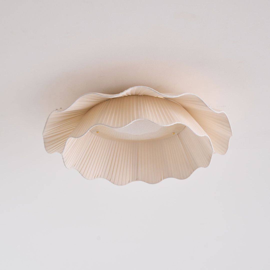 Tirah Plafonnier en tissu ondulé - Neutralighting