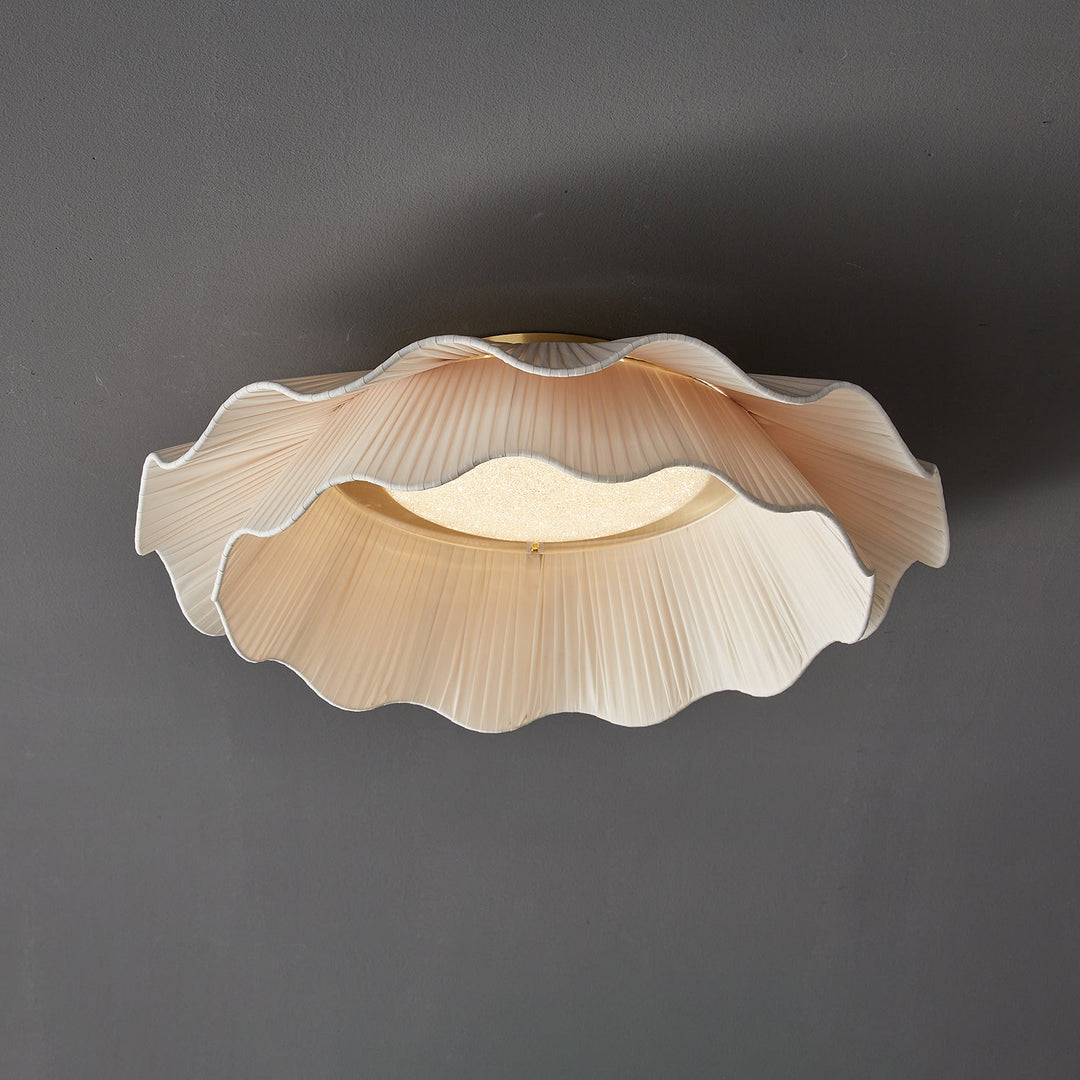 Tirah Plafonnier en tissu ondulé - Neutralighting
