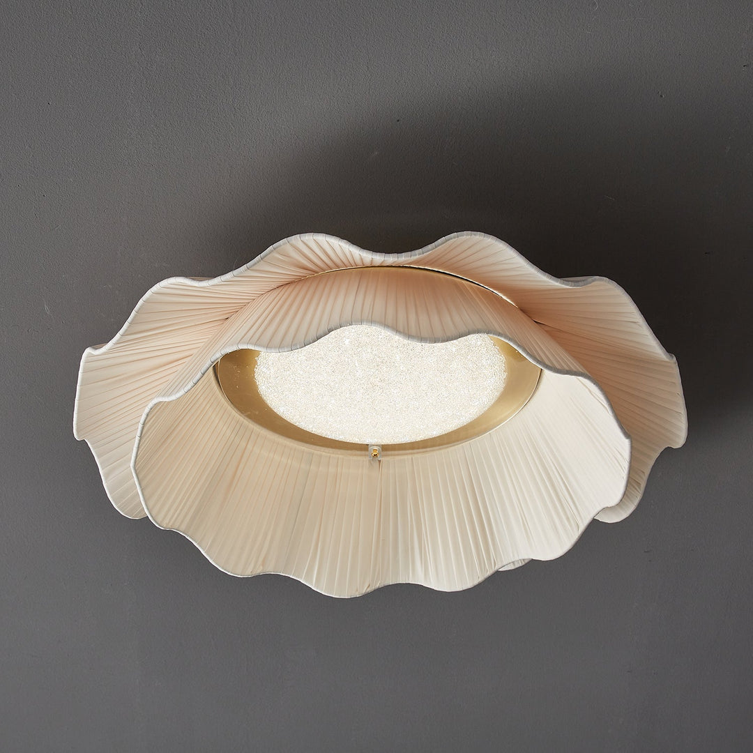 Tirah Plafonnier en tissu ondulé - Neutralighting