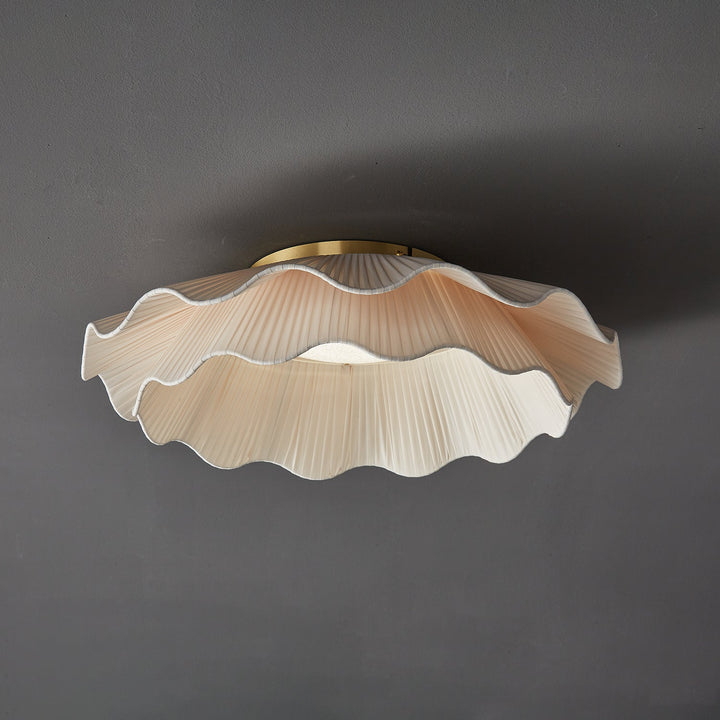 Tirah Plafonnier en tissu ondulé - Neutralighting