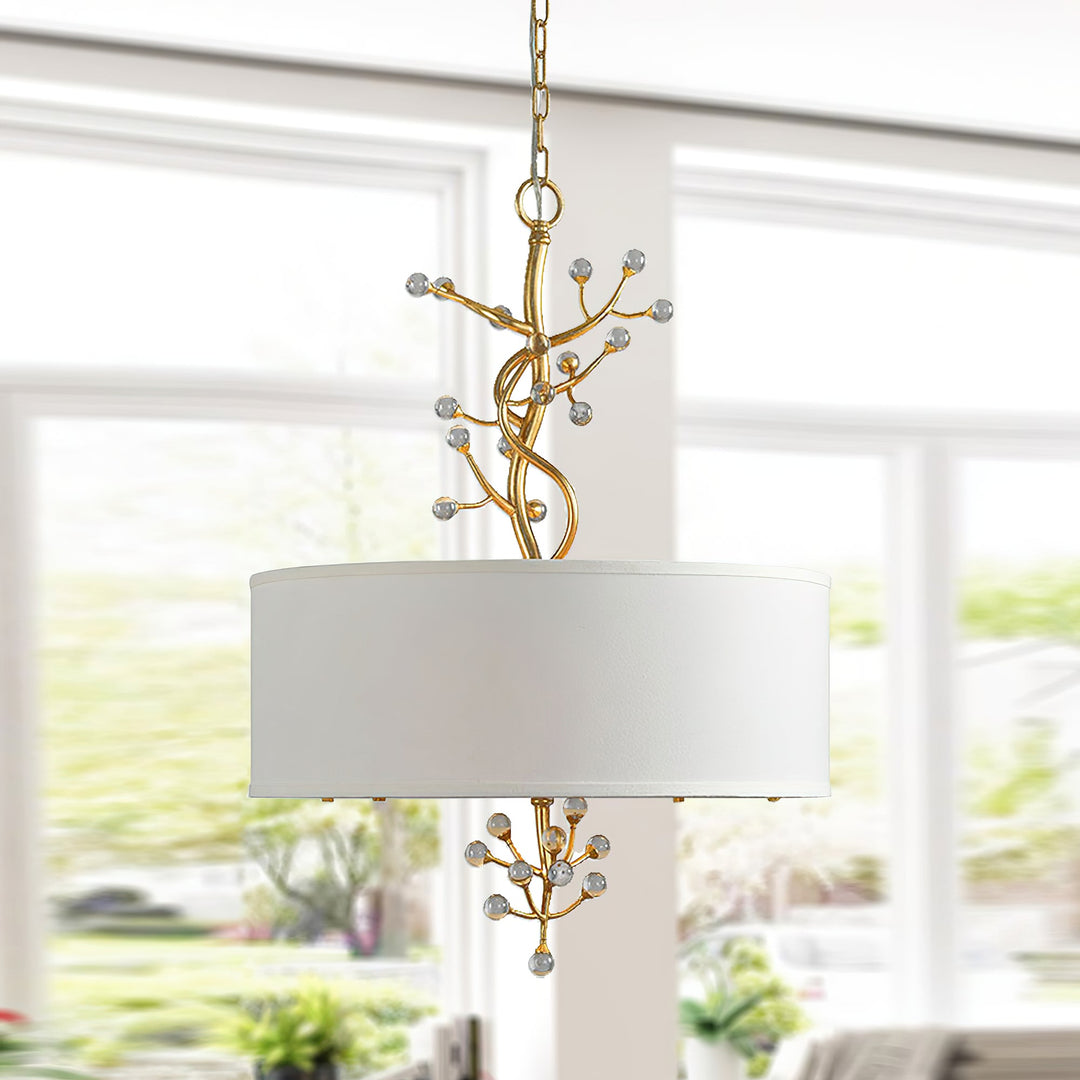Asbury Individuel Créativité Cristal Tissu Suspension - Neutralighting
