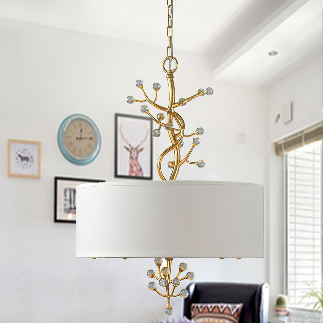 Asbury Individuel Créativité Cristal Tissu Suspension - Neutralighting