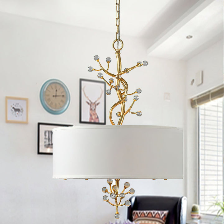 Asbury Individuel Créativité Cristal Tissu Suspension - Neutralighting