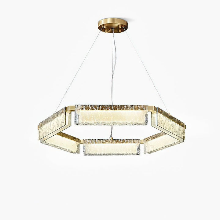Hexa Lustre en Verre De Luxe - Neutralighting