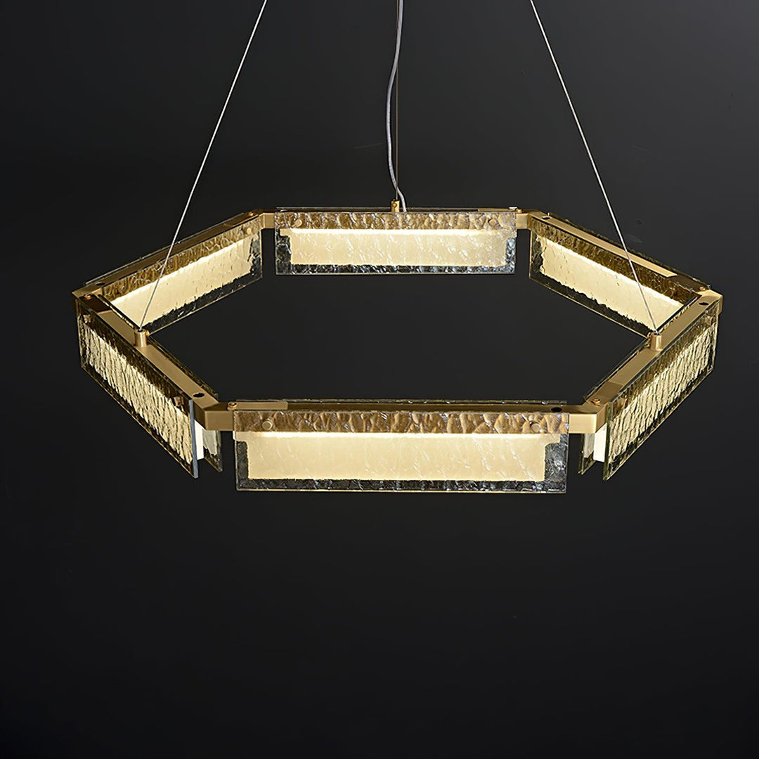 Hexa Lustre en Verre De Luxe - Neutralighting