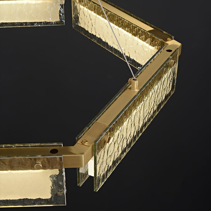 Hexa Lustre en Verre De Luxe - Neutralighting