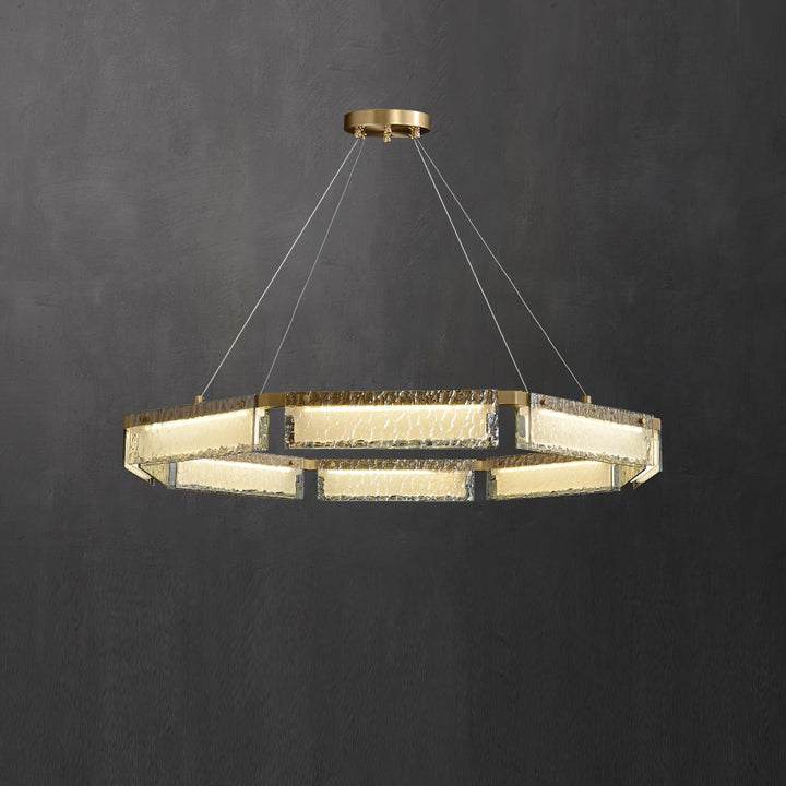 Hexa Lustre en Verre De Luxe - Neutralighting