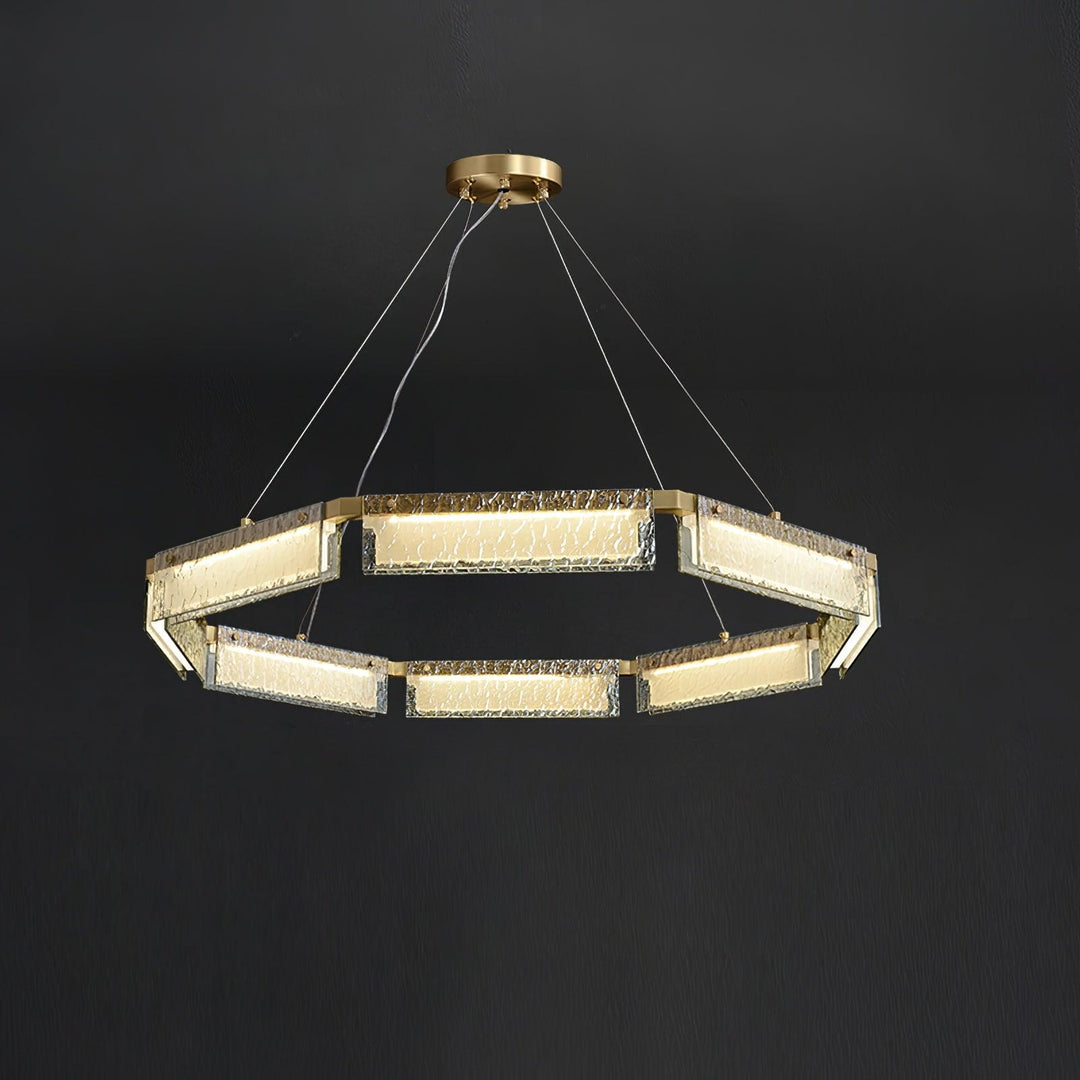 Hexa Lustre en Verre De Luxe - Neutralighting