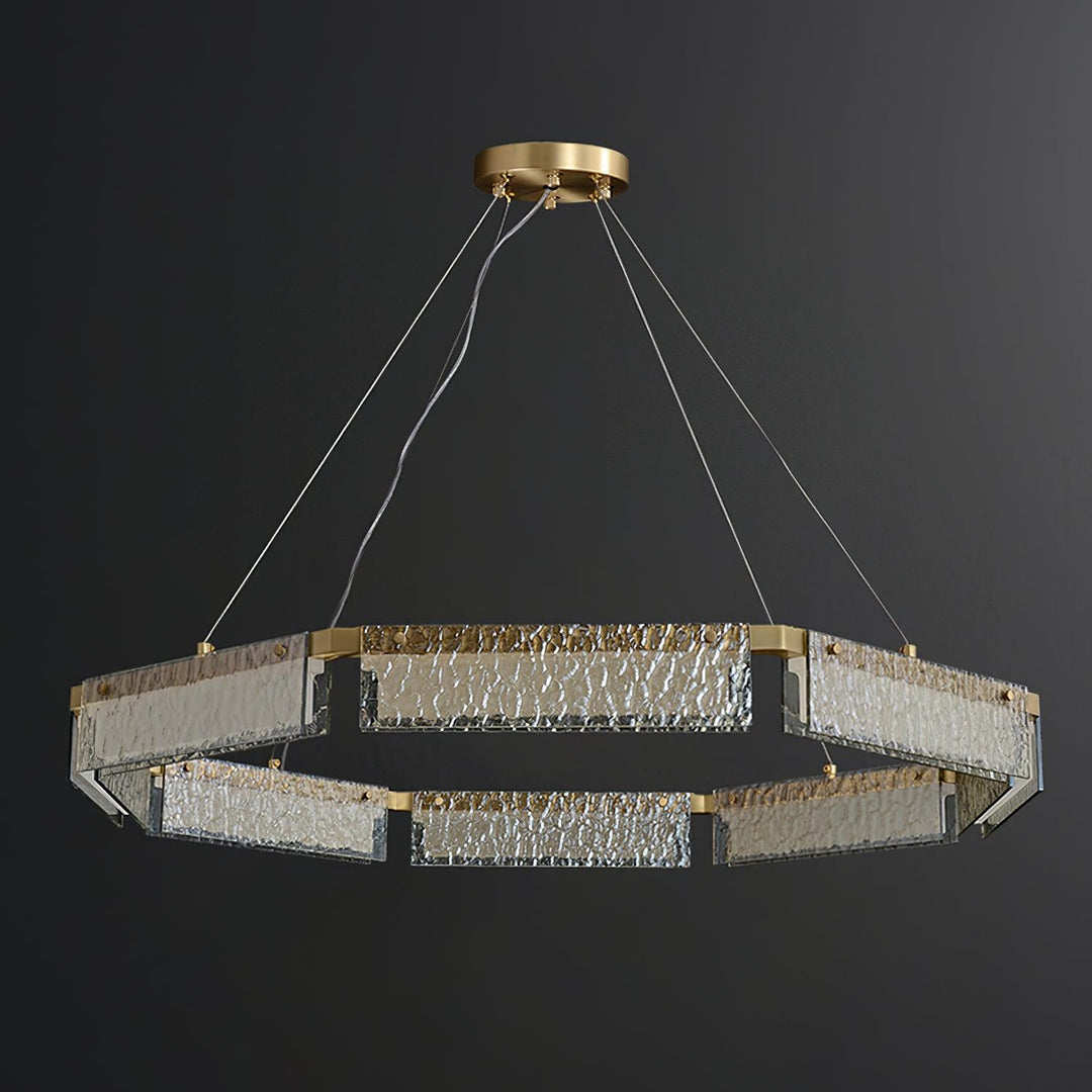 Hexa Lustre en Verre De Luxe - Neutralighting