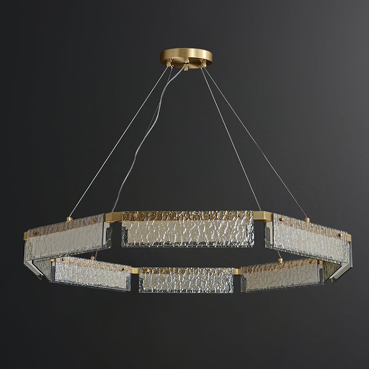 Hexa Lustre en Verre De Luxe - Neutralighting