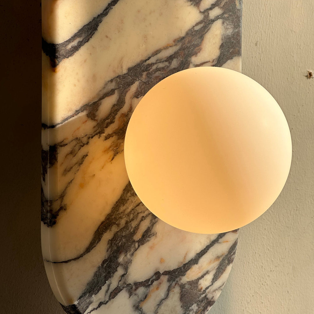 Alvuvyo Élégance Moderne Marbre Applique Murale - Neutralighting