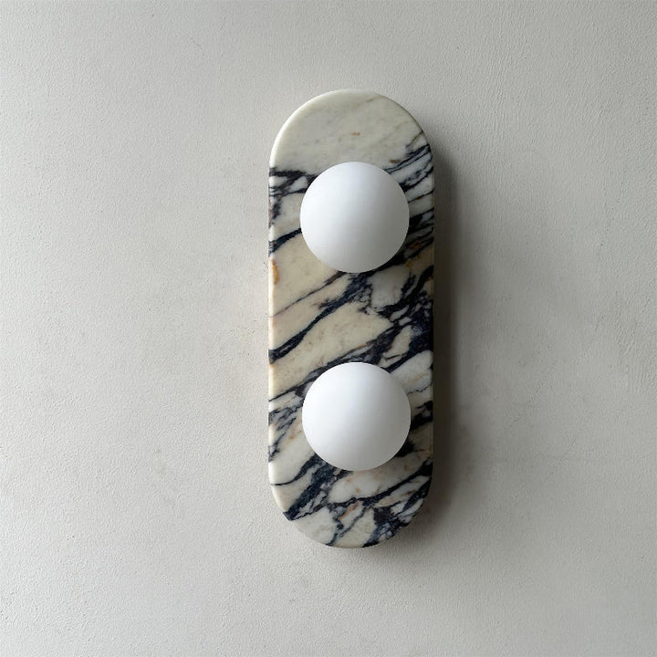 Alvuvyo Élégance Moderne Marbre Applique Murale - Neutralighting