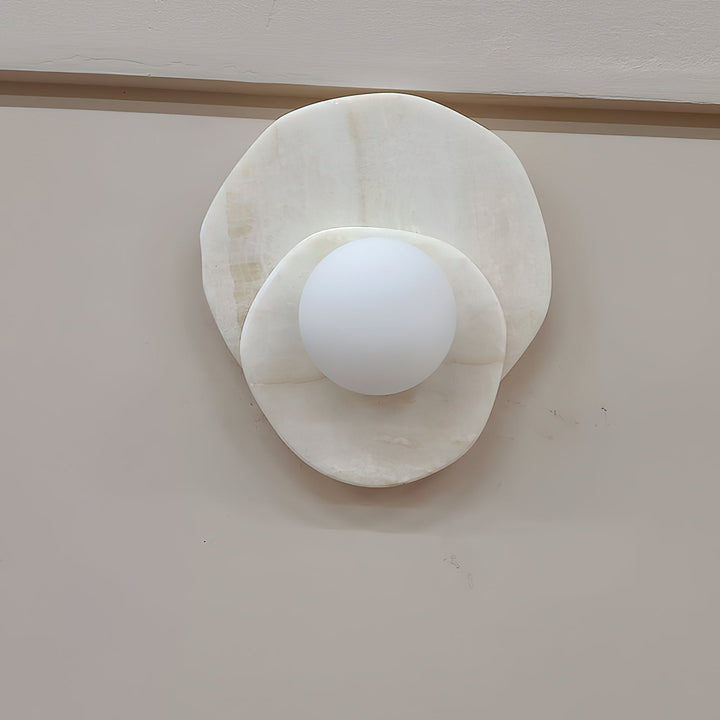 Astr Moderne Minimaliste Unique Pierre Verre Applique Murale - Neutralighting