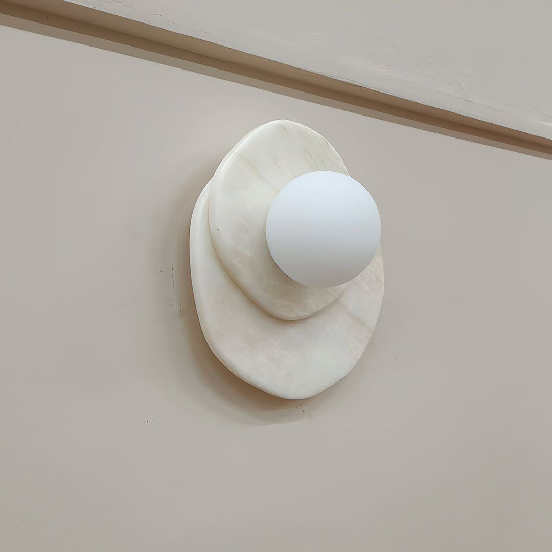 Astr Moderne Minimaliste Unique Pierre Verre Applique Murale - Neutralighting