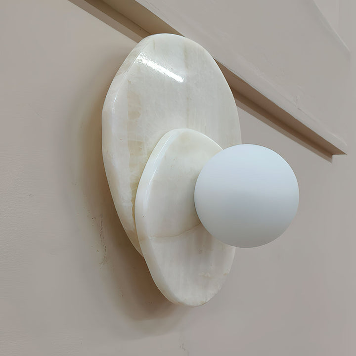 Astr Moderne Minimaliste Unique Pierre Verre Applique Murale - Neutralighting