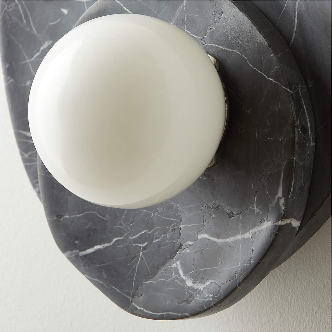 Astr Moderne Minimaliste Unique Pierre Verre Applique Murale - Neutralighting