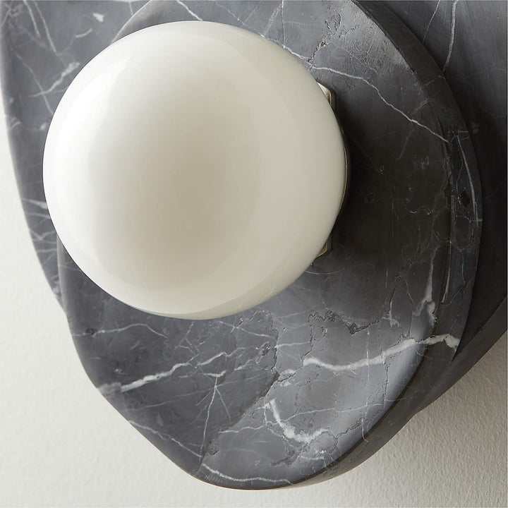 Astr Moderne Minimaliste Unique Pierre Verre Applique Murale - Neutralighting