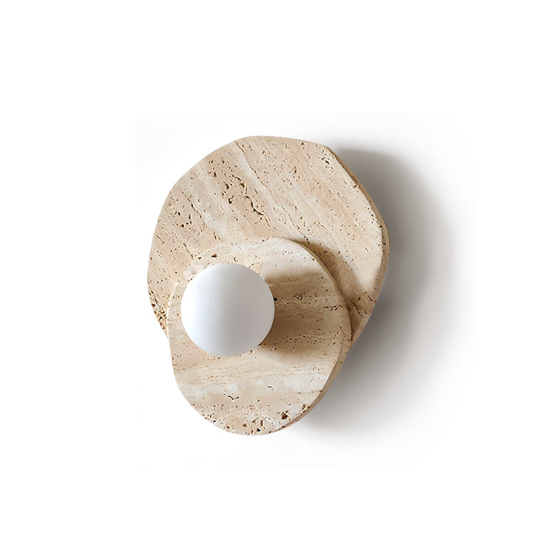 Astr Moderne Minimaliste Unique Pierre Verre Applique Murale - Neutralighting