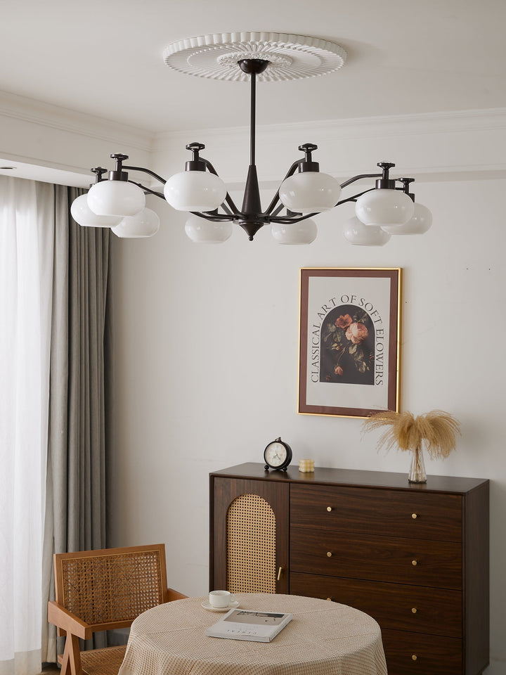 Althaen Chandelier Élégance Verre Vintage - Neutralighting