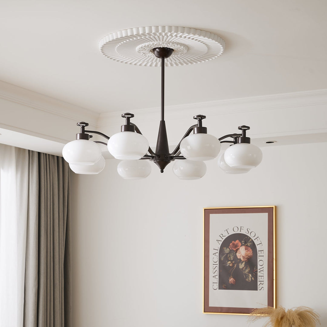 Althaen Chandelier Élégance Verre Vintage - Neutralighting