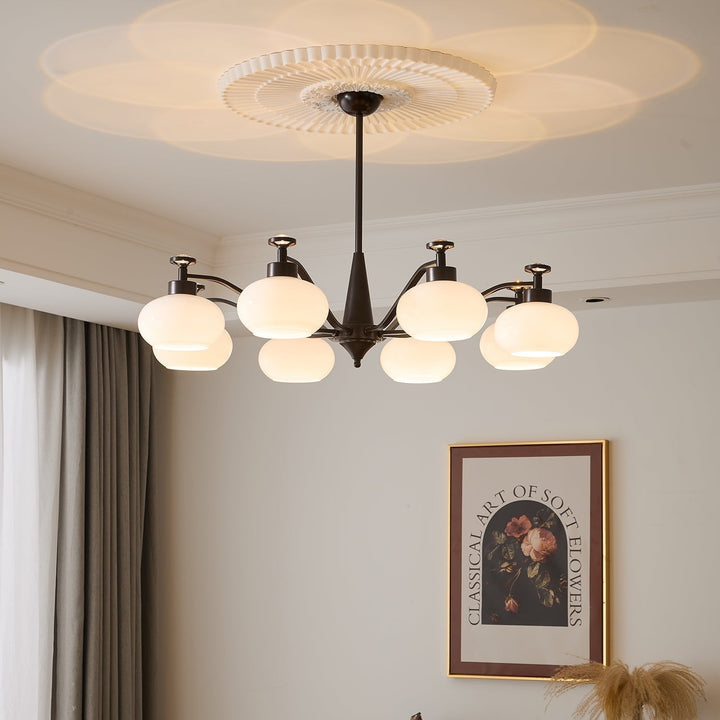 Althaen Chandelier Élégance Verre Vintage - Neutralighting