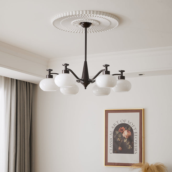 Althaen Chandelier Élégance Verre Vintage - Neutralighting