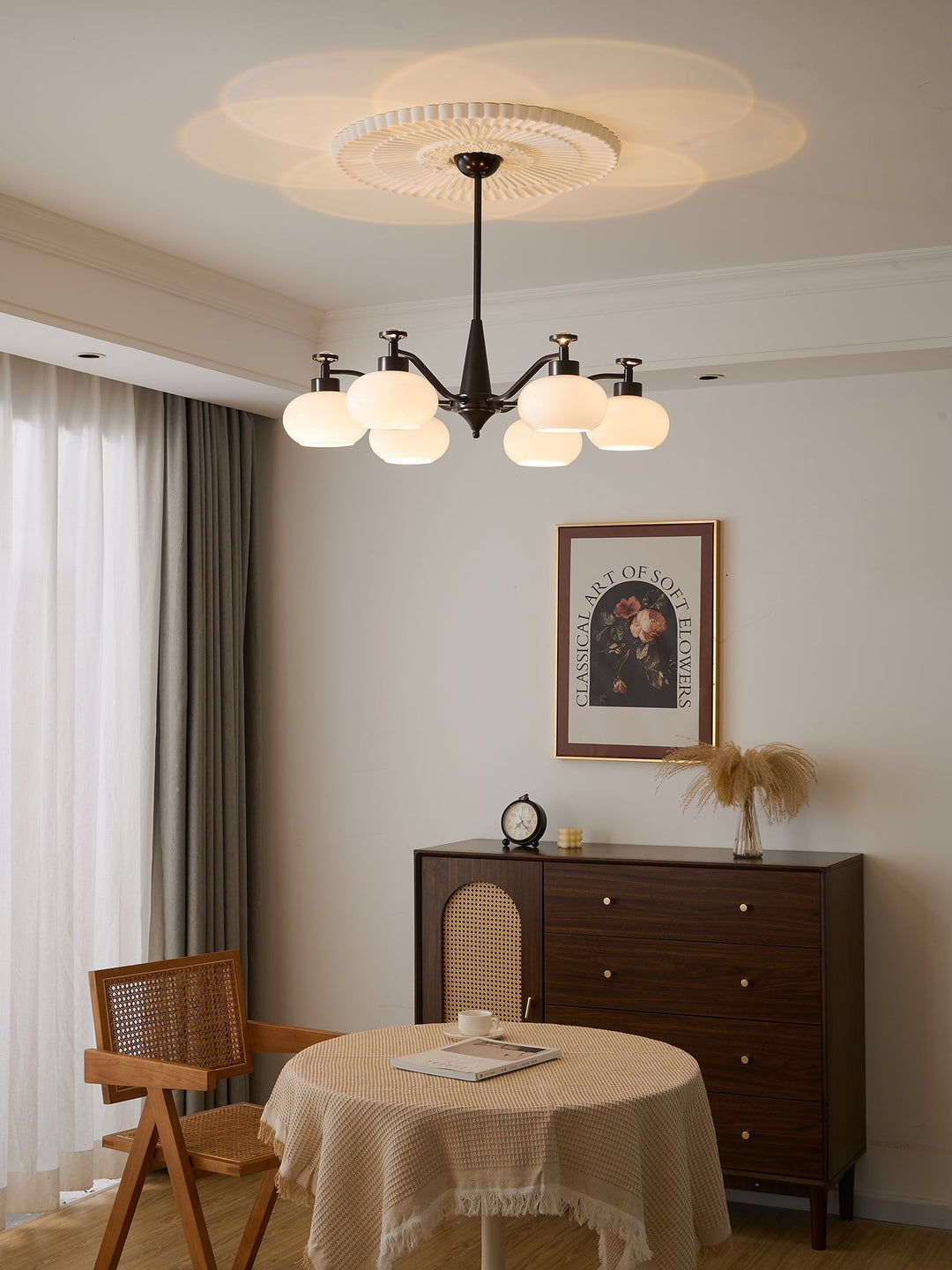 Althaen Chandelier Élégance Verre Vintage - Neutralighting